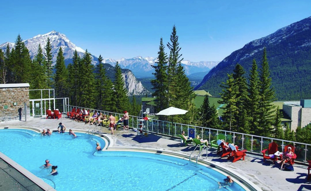 hot springs in Banff