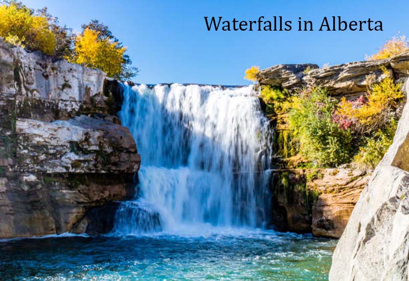 Waterfalls in Alberta